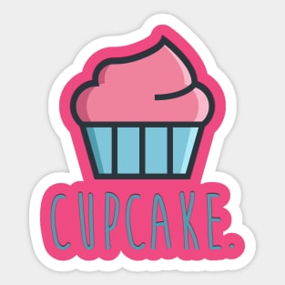 cupcake. Sticker